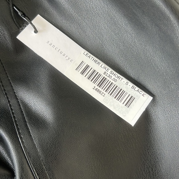 Sanctuary leather like shorts - Picture 3 of 7